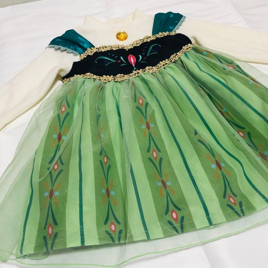 anyfam アナ雪　アナ　ワンピース　ドレス　90cm