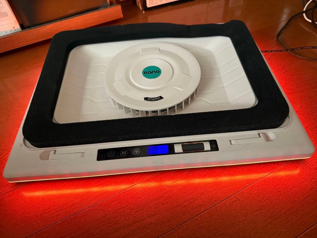 llano ノートパソコン冷却パッド RGBライト 15-19インチ対応