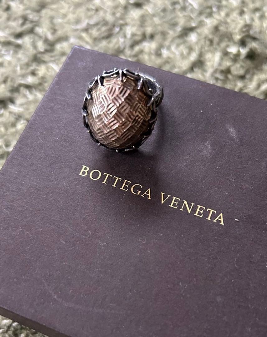 Bottega Veneta オーバル型リング　シルバー　指輪