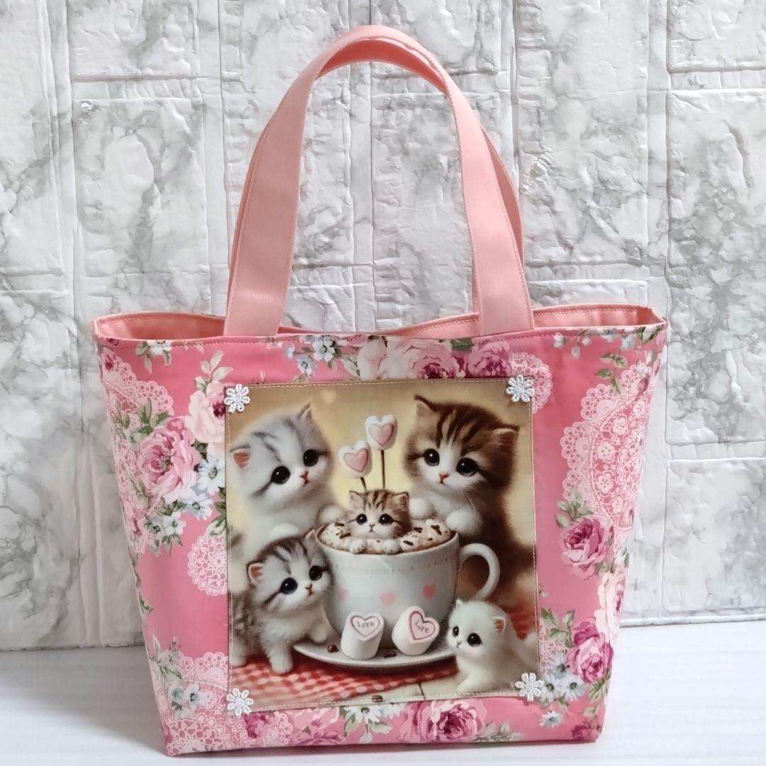 【2個口目】ミニトートバッグ　ガーゼハンカチ