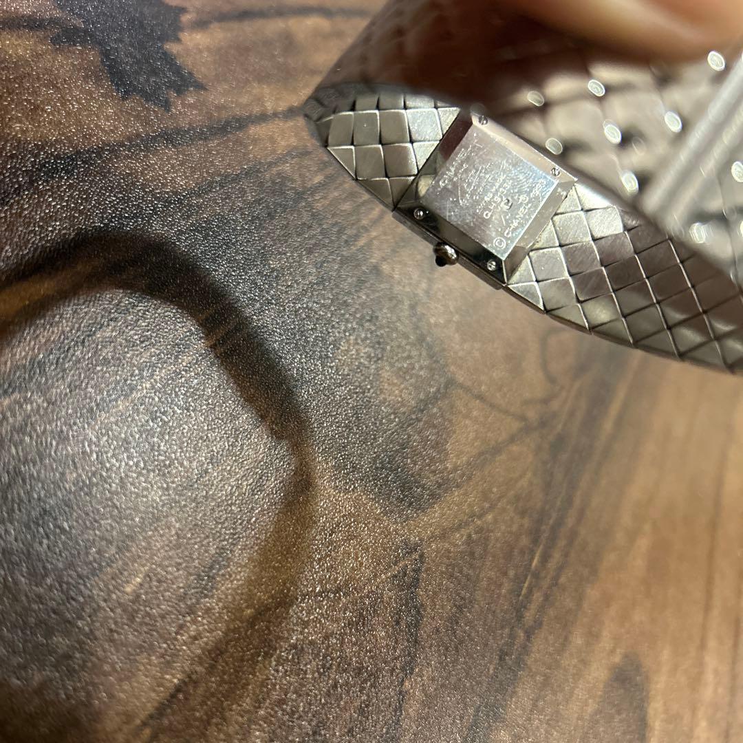 CHANEL シルバー クォーツ時計　マトラッセ