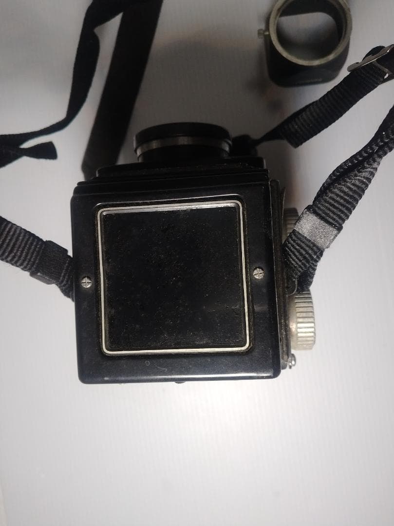 【ジャンク品】 KONIFLEX Hexanon 85mm 二眼カメラ