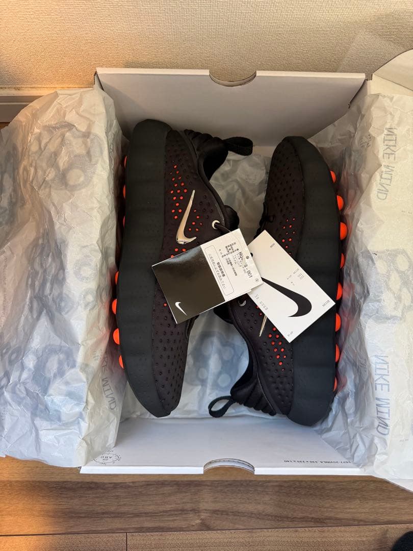 新品 NIKE MIND 002 27.5cm ブラック ナイキ マインド