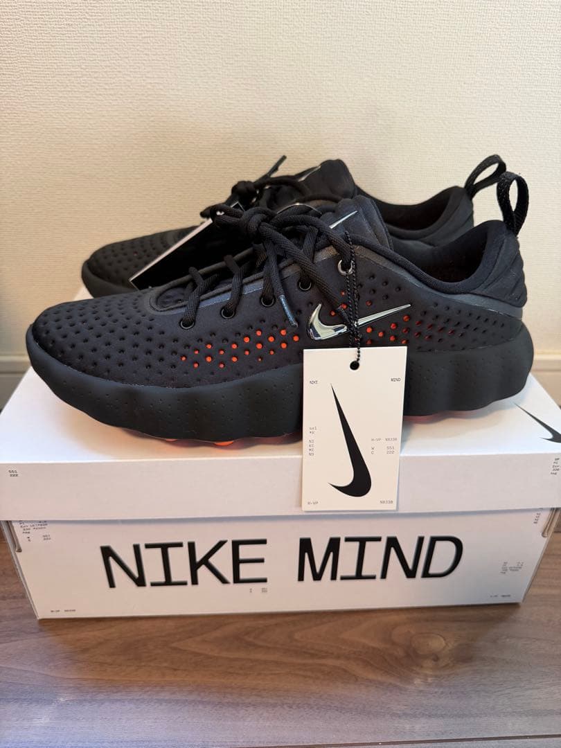 新品 NIKE MIND 002 27.5cm ブラック ナイキ マインド