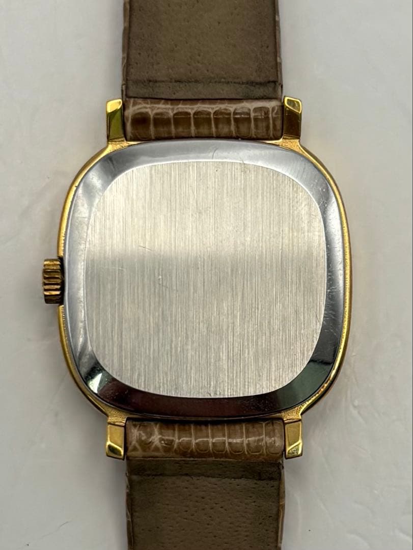 OMEGA DEVILLE オメガ デヴィル スクエア クォーツ 腕時計