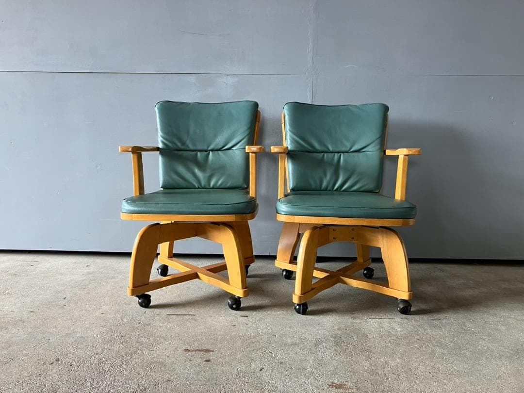 回転チェア アームチェア ダイニングチェア チェア 2脚セット RWcha23