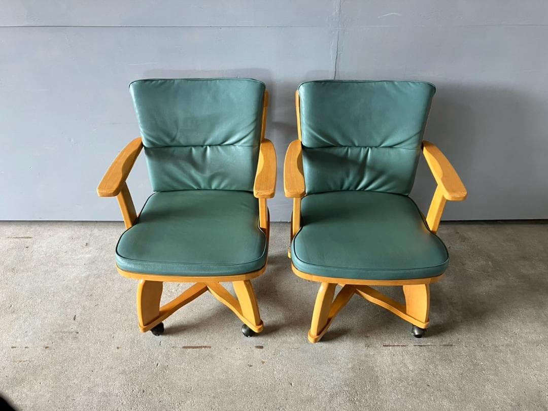 回転チェア アームチェア ダイニングチェア チェア 2脚セット RWcha23