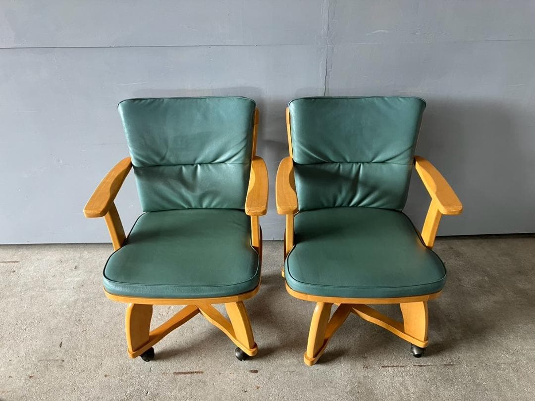 回転チェア アームチェア ダイニングチェア チェア 2脚セット RWcha23