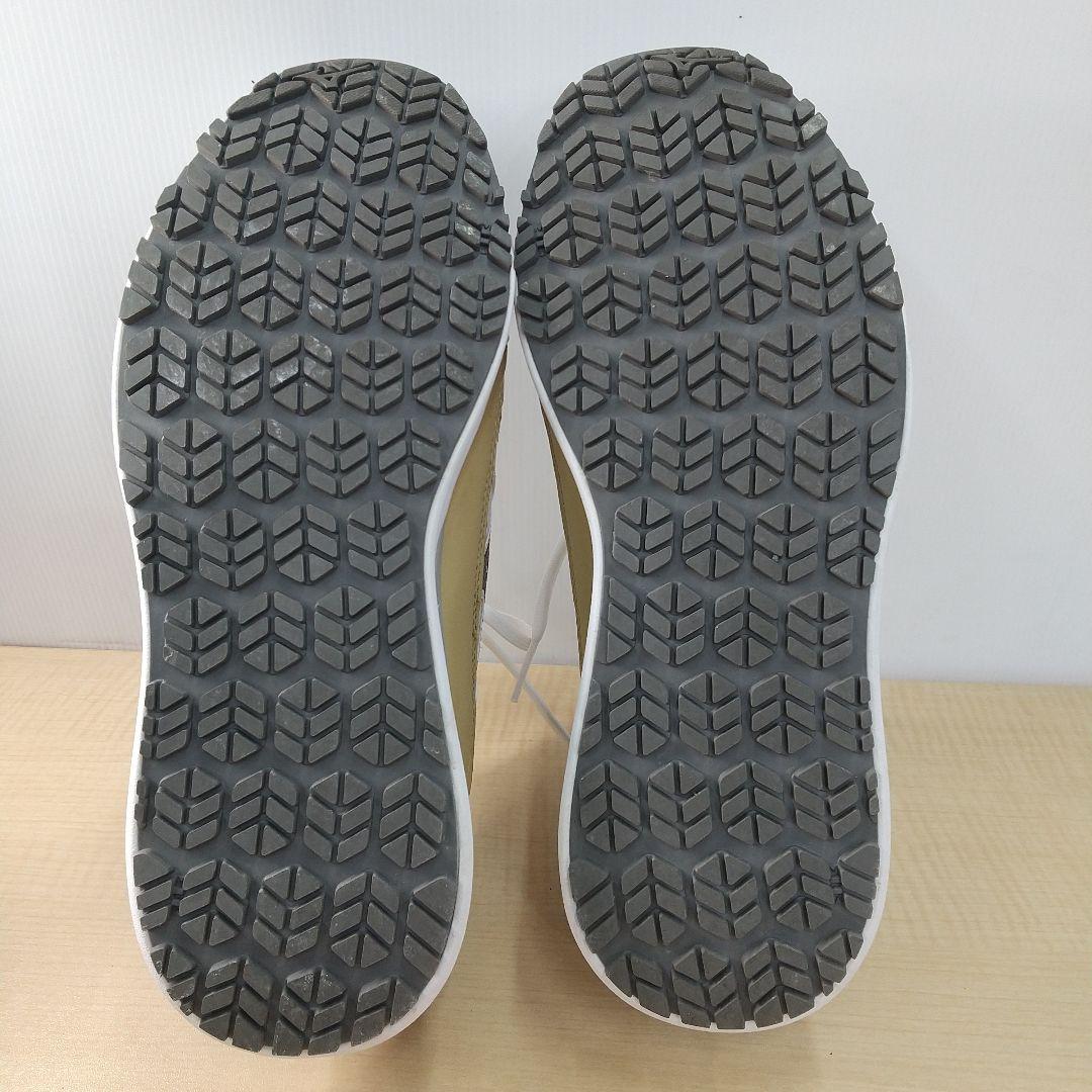 H972 Mizuno 安全靴 ホワイト ゴールド