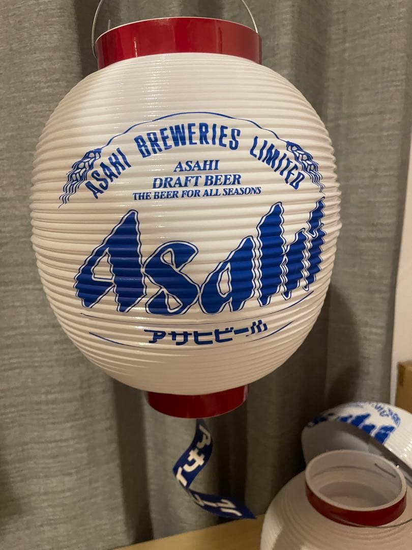 Asahi ビール提灯　アサヒビール　看板　サイン
