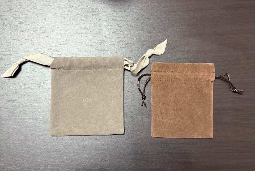 【美品　保証書付き】 ete ロウ ボールド リング　9号　巾着2つ付き！