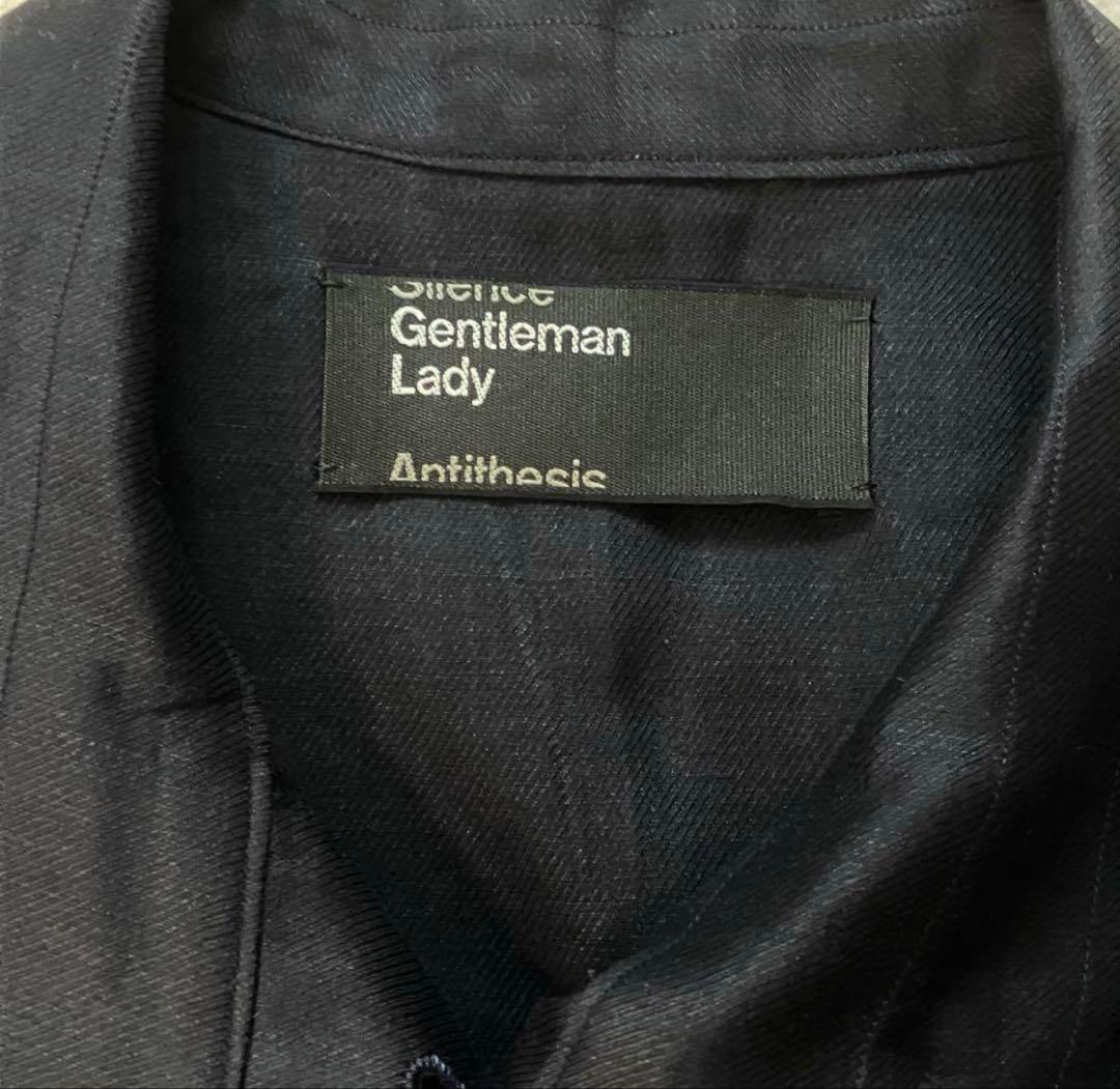 Chaosカオス フロマージュ リネンブルゾン ラミーブルゾン ネイビー