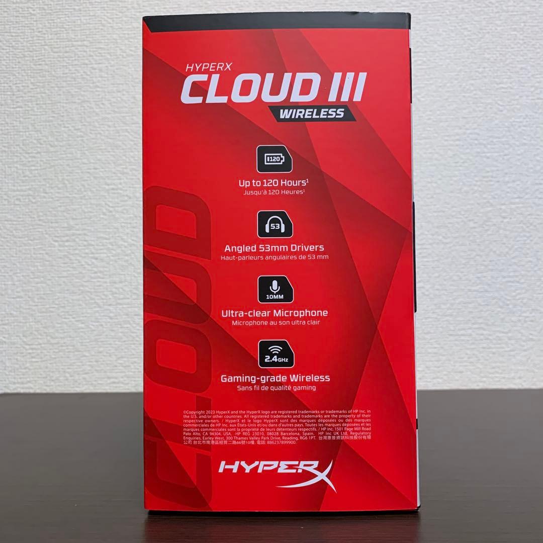 【新品】HyperX Cloud III Wirelessゲーミングヘッドセット