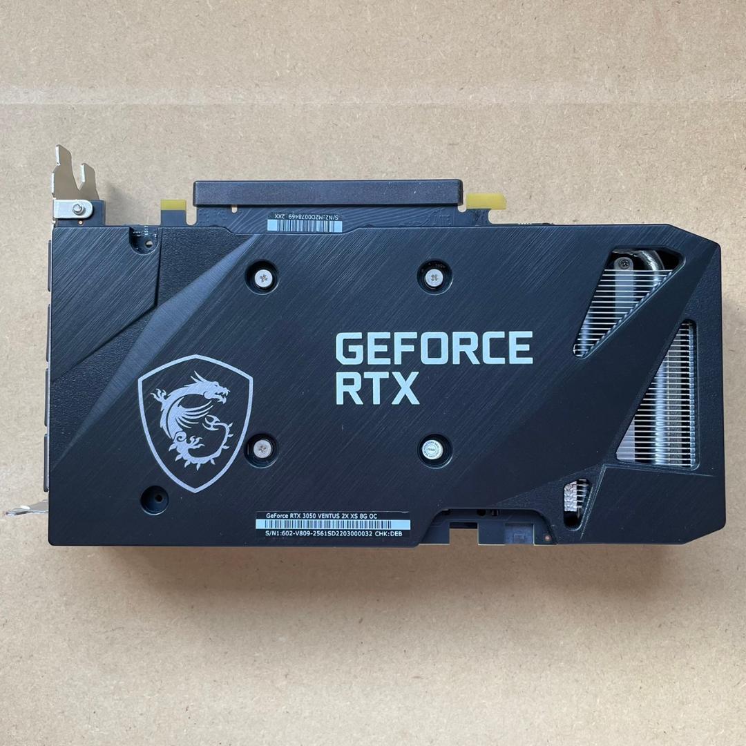 グラフィックボード・グラボ・ビデオカード msi GeForce RTX 3050 VENTUS 2X XS 8G OC
