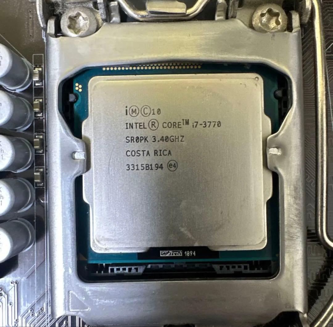 マザーボード Core i7-3770 + ASUS P8Z77-V LK