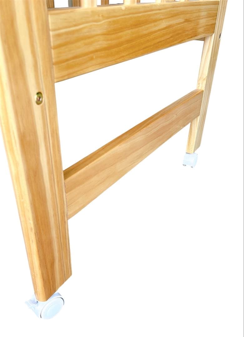 ⭐️美品⭐️ KATOJI ベビーベッド キャスター付き