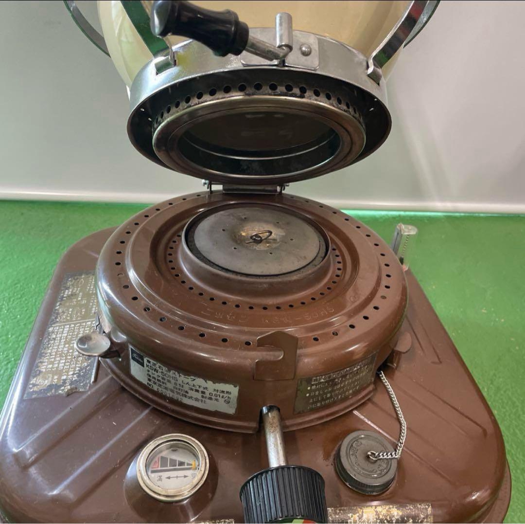昭和レトロ　ニッセン 石油　ストーブ SS-6型 色違い　東芝　キャンプ
