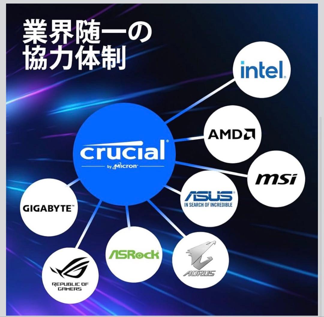 Crucial PRO デスクトップ用メモリ 16GB×2枚 DDR5-5600