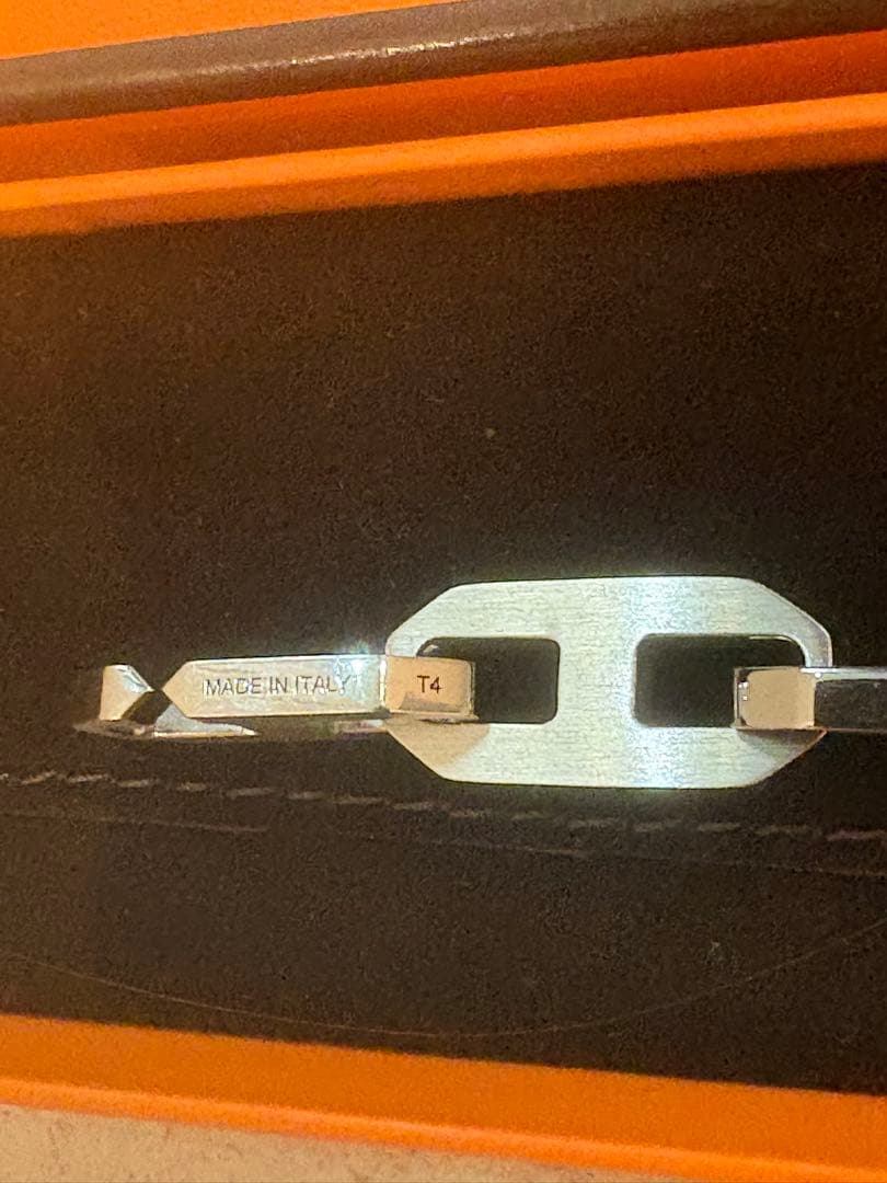 新品 エルメス マイヨン ブレスレット T4 11コマ