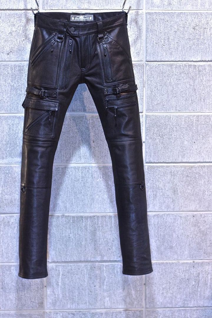 blackmeans /レザーパンツ（BLACK ZIP）　定価￥124,300