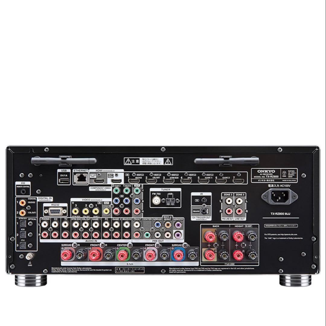 ONKYO TX-RZ800(B) 7.2ch対応AVレシーバー