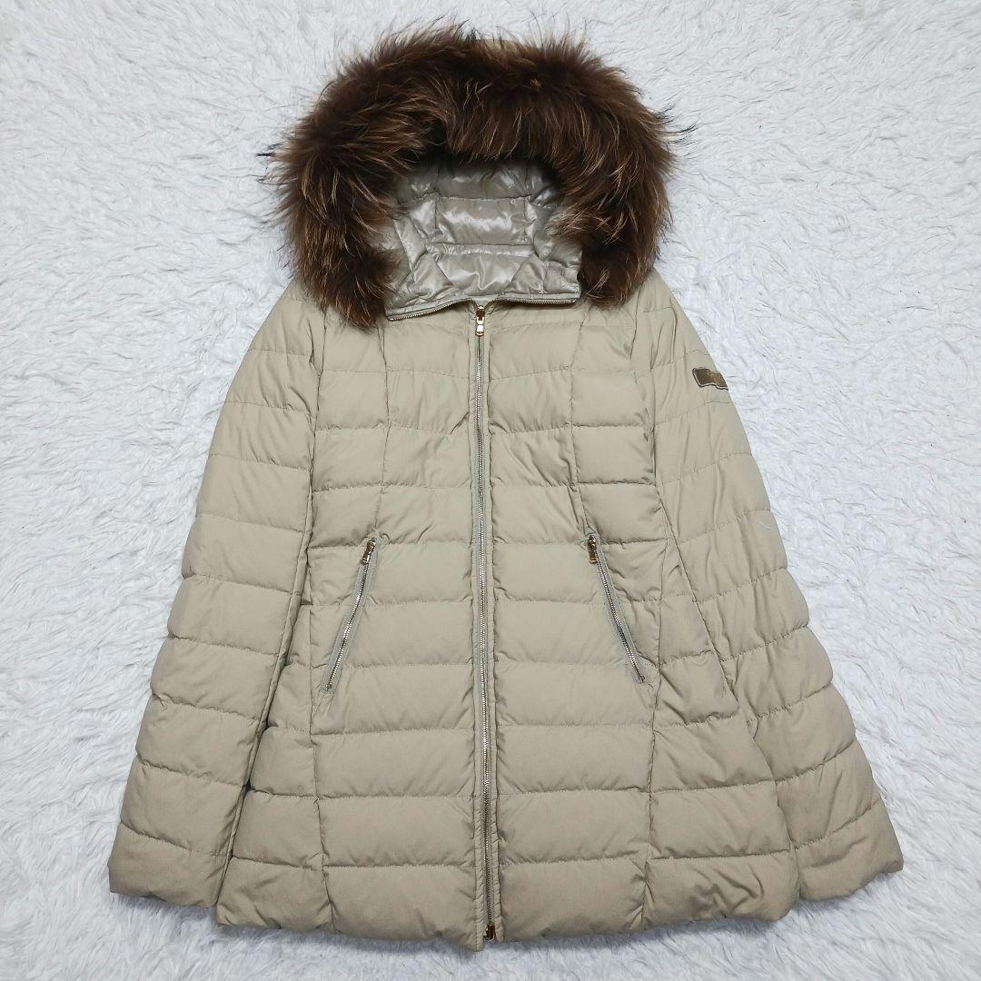 ✨美品✨タトラス　ブリダ　リバーシブル　ダウンジャケット　ベージュ　2