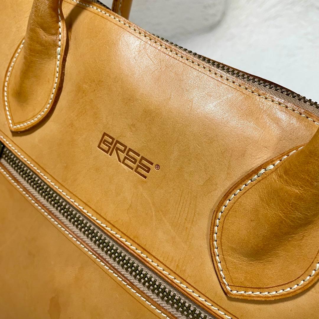 BREE ブリー ヌメ革 2way ハンドバッグ ブリーフケース A4収納可