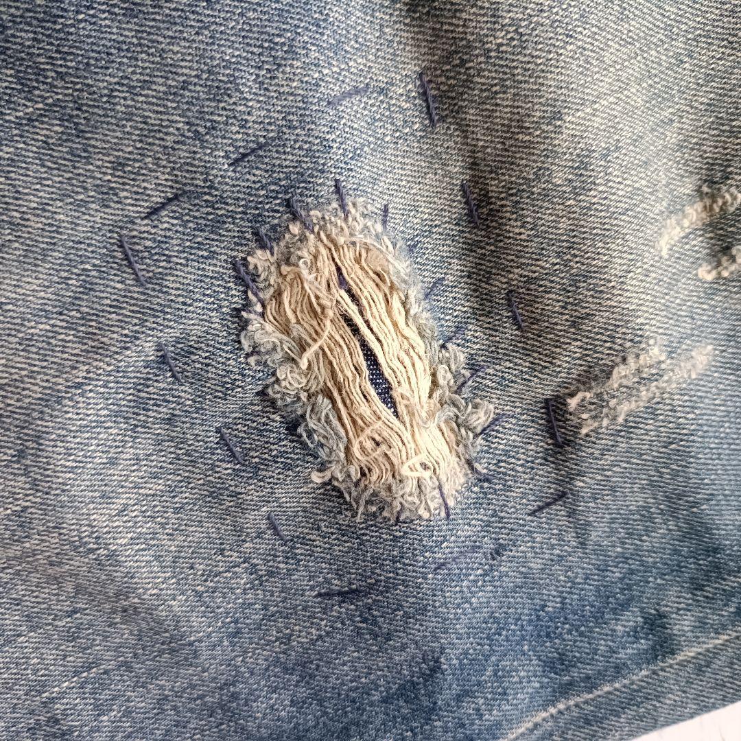 未使用級 レア ポロラルフローレン リペア加工 デニムパンツ タグ付き ジーンズ
