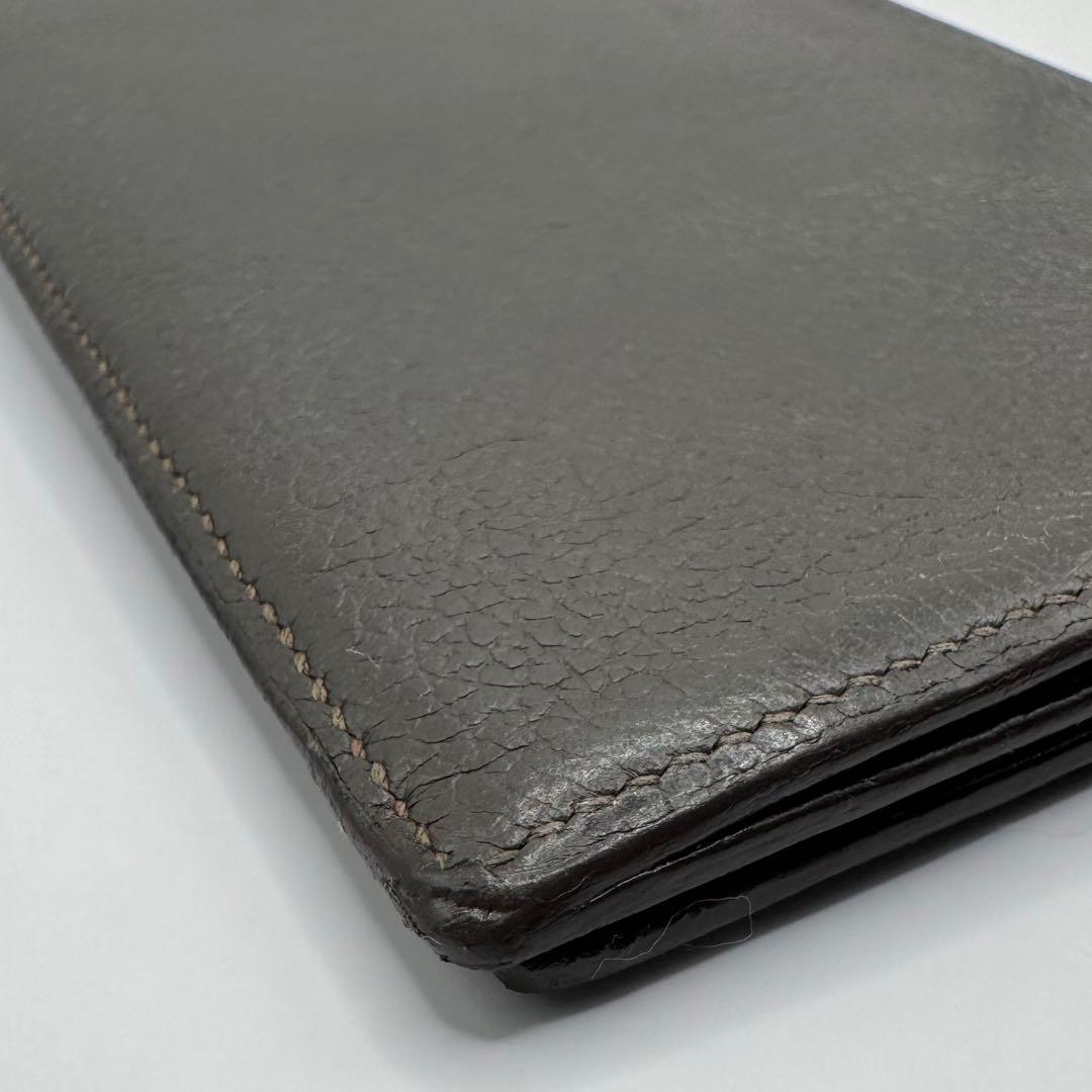 ★S級極美品★エルメス 長財布 フレミング 札入れ MC2 エトゥープ