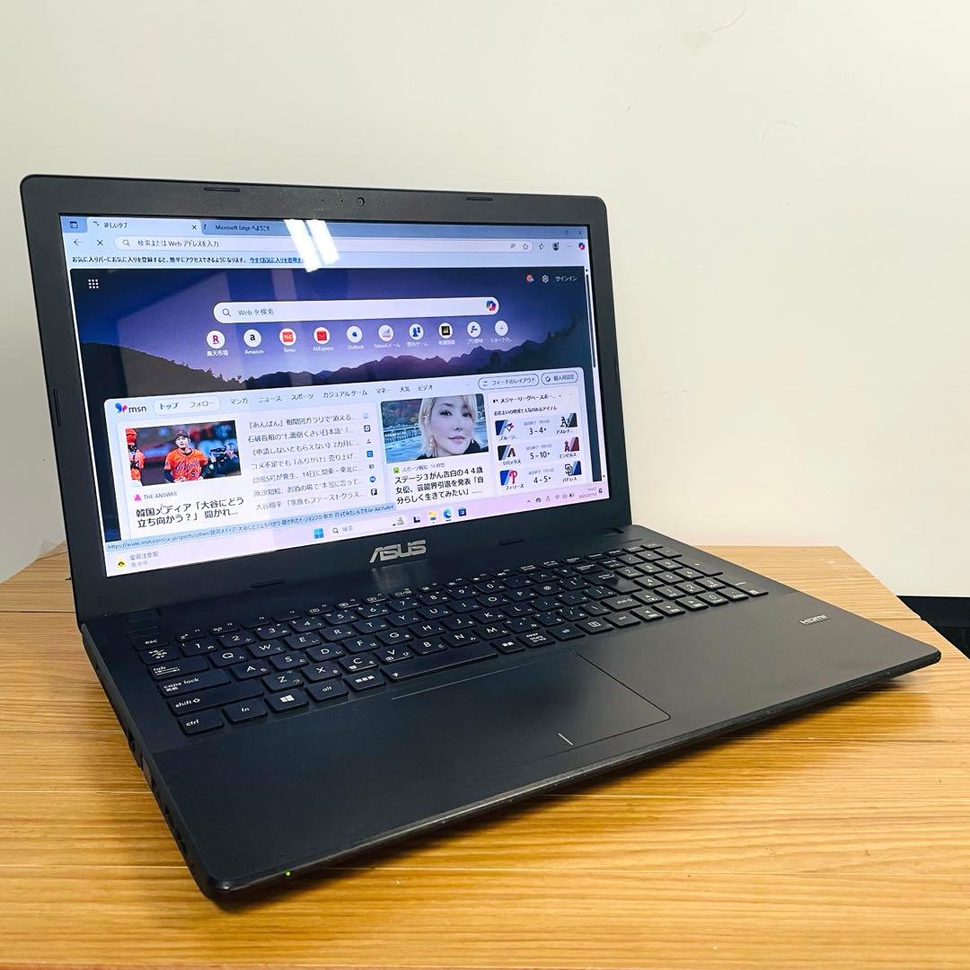 設定済すぐ使える 　ノートパソコンwindows11 オフィスSSDカメラDVD