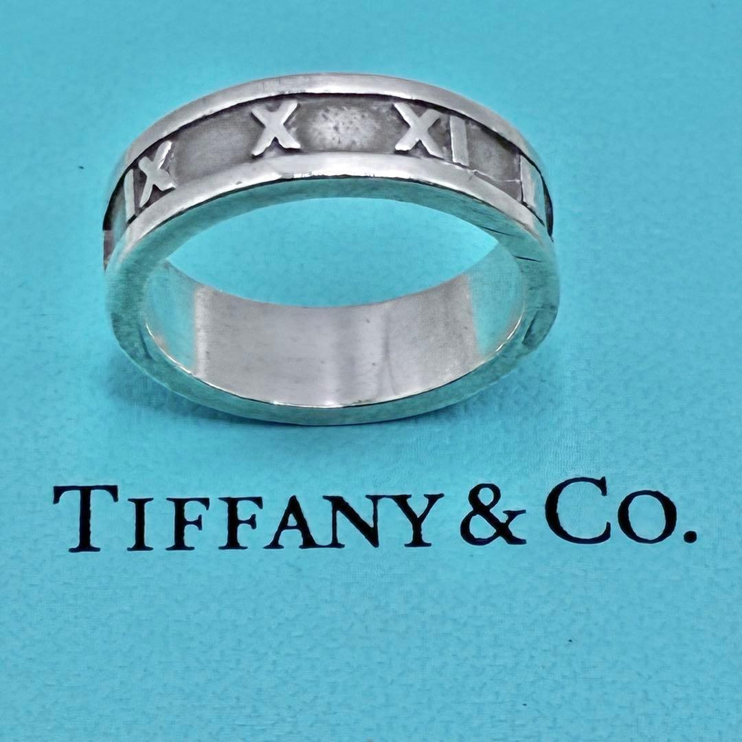 【ぽち】ティファニー　アトラスリング　20号　シルバー　指輪