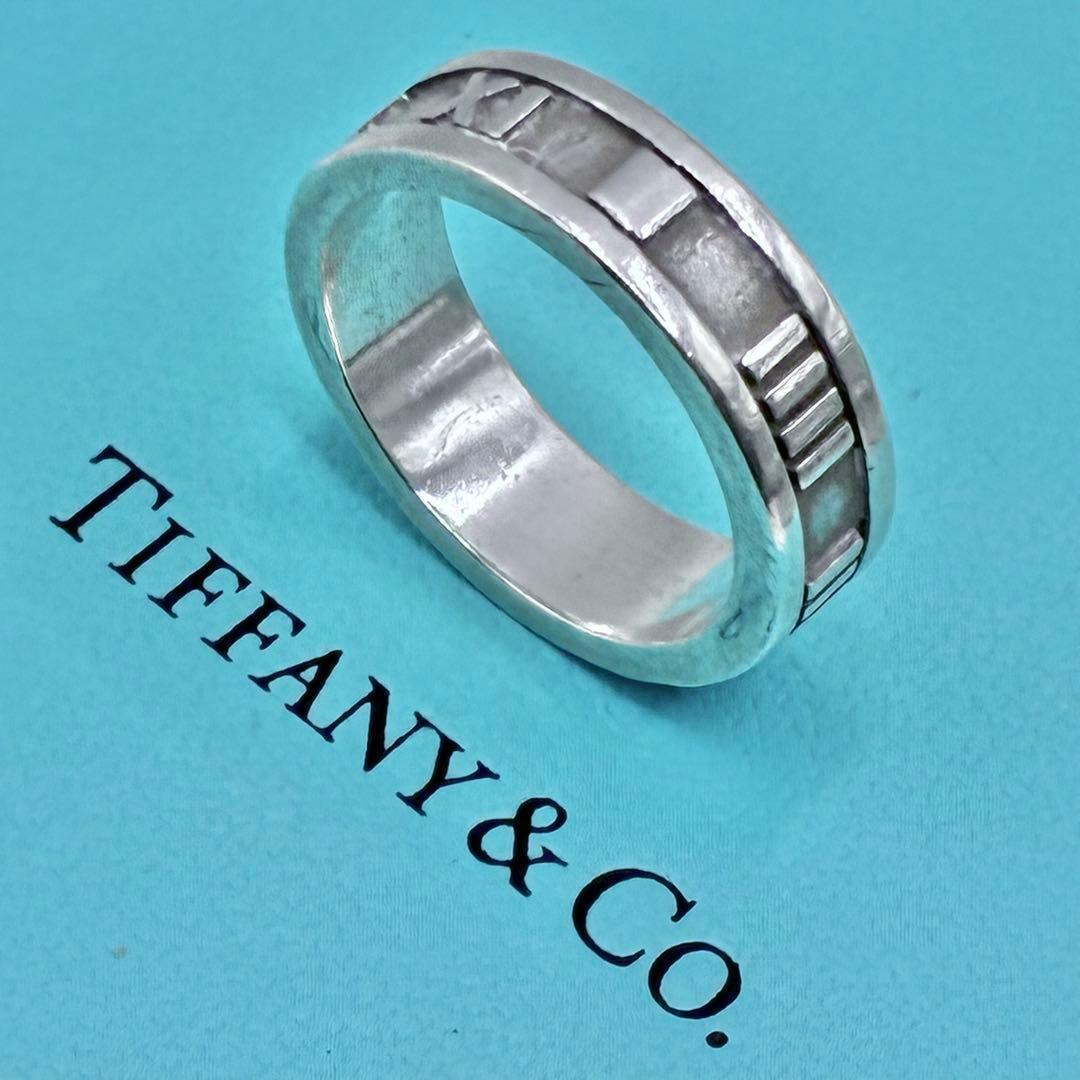 【ぽち】ティファニー　アトラスリング　20号　シルバー　指輪