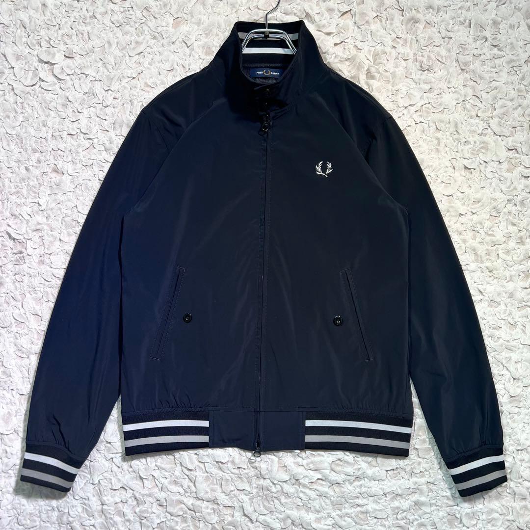 『FRED PERRY × BEAMS』　ハリントンジャケット　完売　黒　【M】