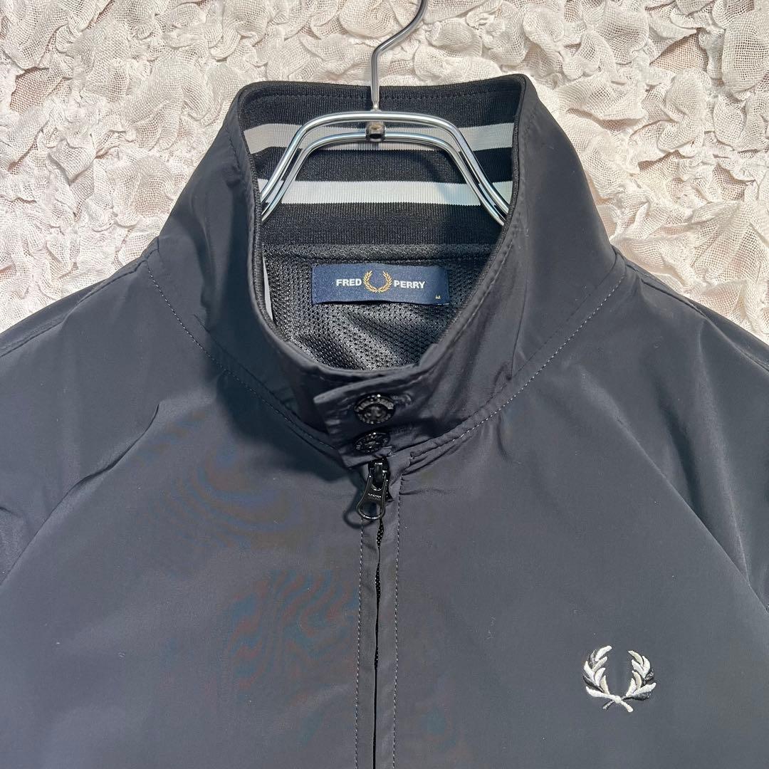 『FRED PERRY × BEAMS』　ハリントンジャケット　完売　黒　【M】