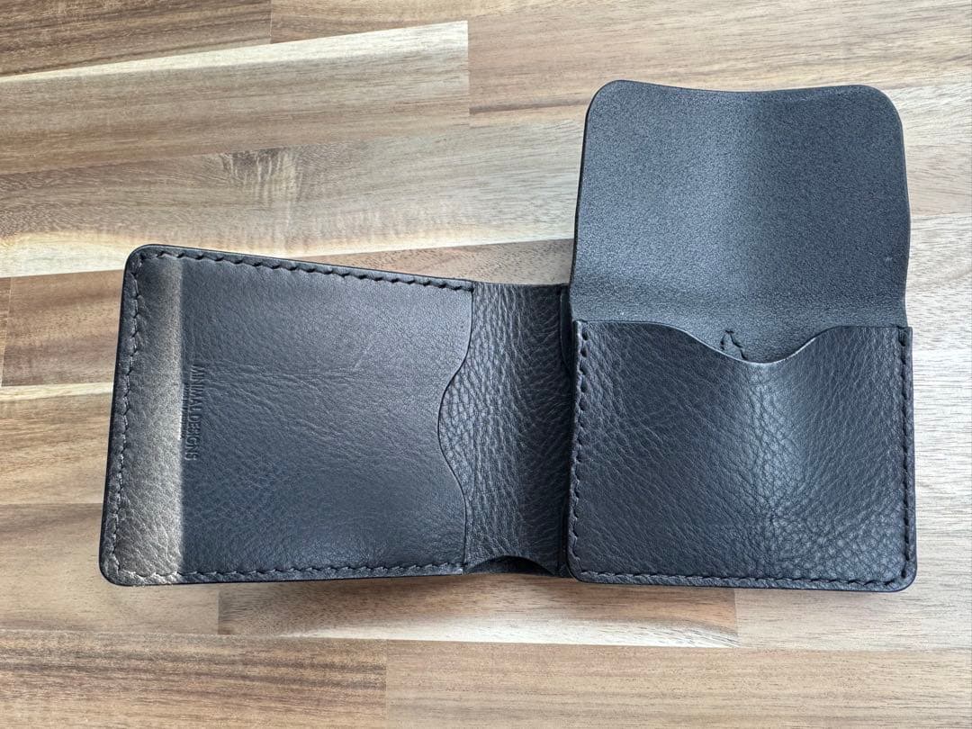 本革 イタリアンレザー 二つ折り財布