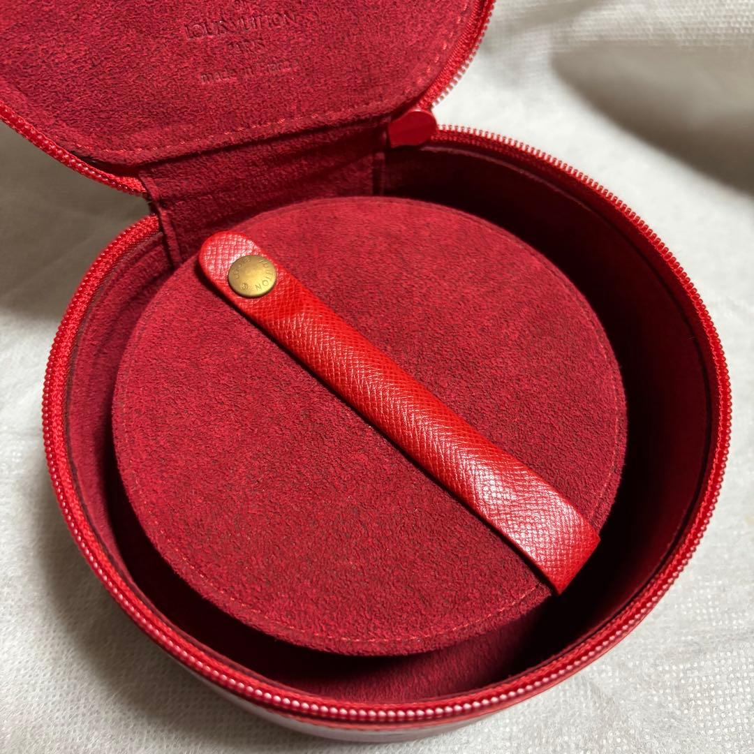 ルイヴィトン エピレザー 赤 ジュエリーケース