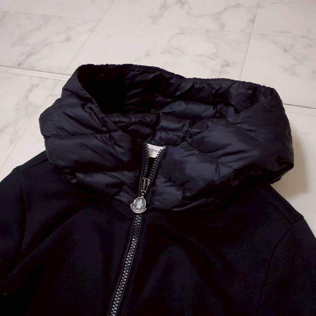 美品✨モンクレール MAGLIA CARDIGAN スウェット切替ダウンパーカー