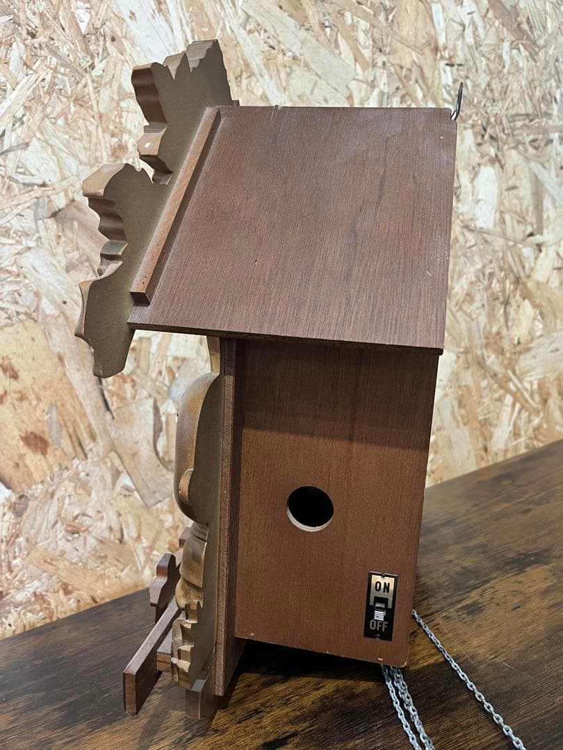 スヌーピー 鳩時計 CITIZEN レトロ 木製 ハト時計　SNOOPY 訳あり