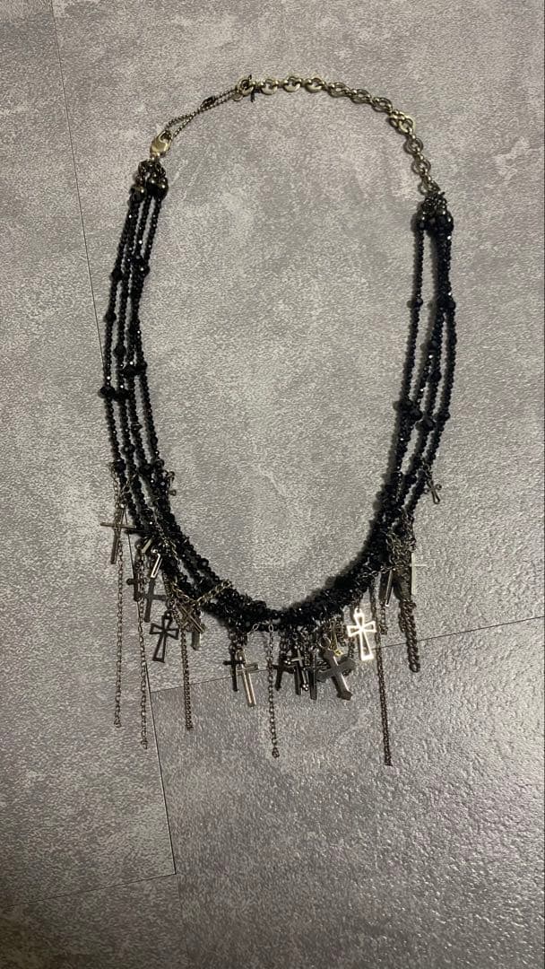 アクセサリー Gunda junk heaven die necklace/spinel