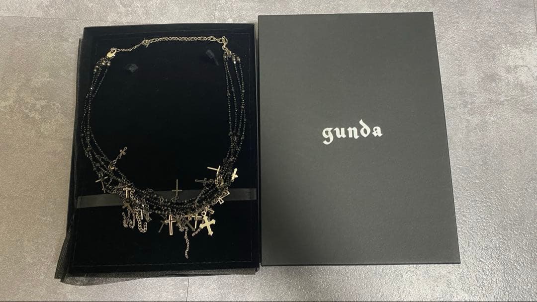 アクセサリー Gunda junk heaven die necklace/spinel