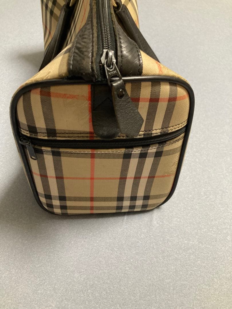 【BURBERRY バーバリー ボストンバッグ】　ノバチェック　ミニボストン
