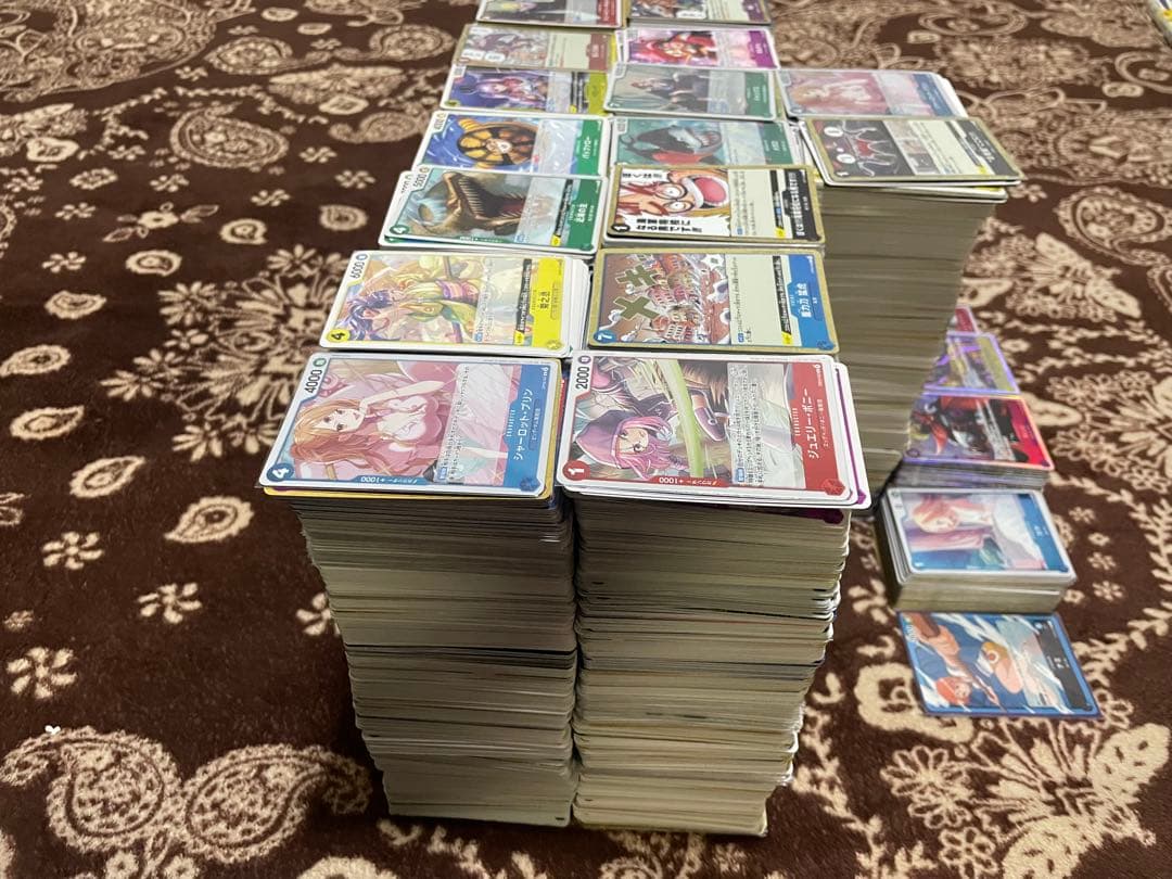 カ*)様 青ナミデッキ付き　ワンピースカード引退品　約20キロ　枚数約12000