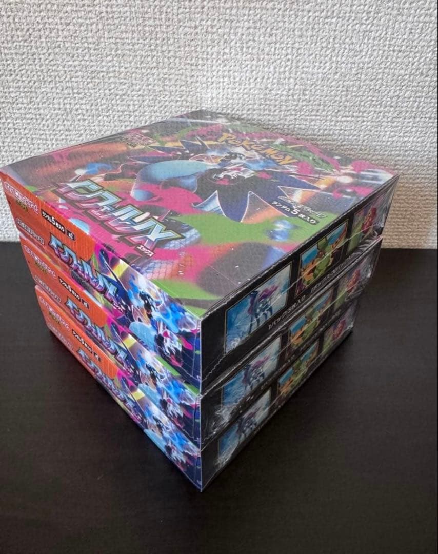 ポケモンカードゲーム インフェルノX 3box 新品未開封　シュリンク付き