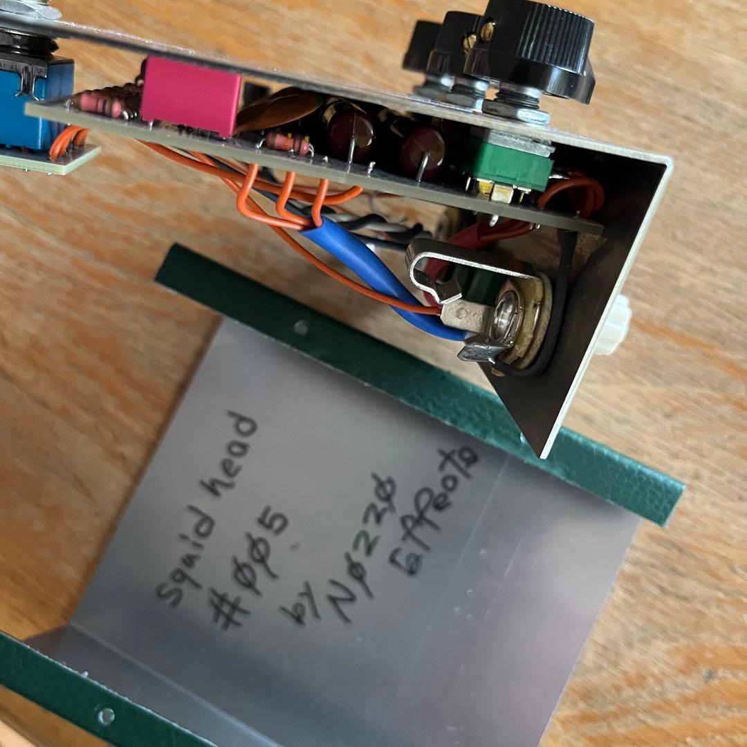 Nozzo Effects Squid Head -green Muff ファズ