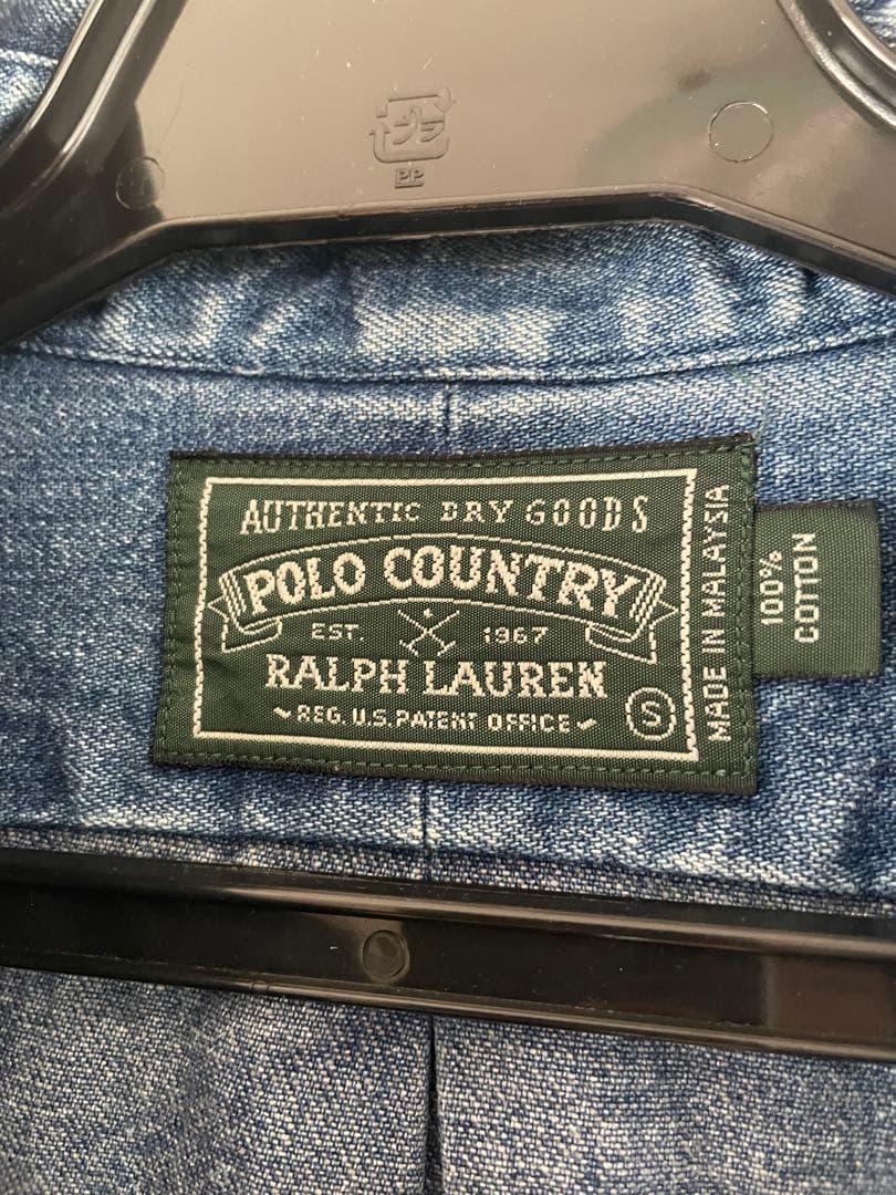 POLO COUNTRY デニムシャツ Sサイズ
