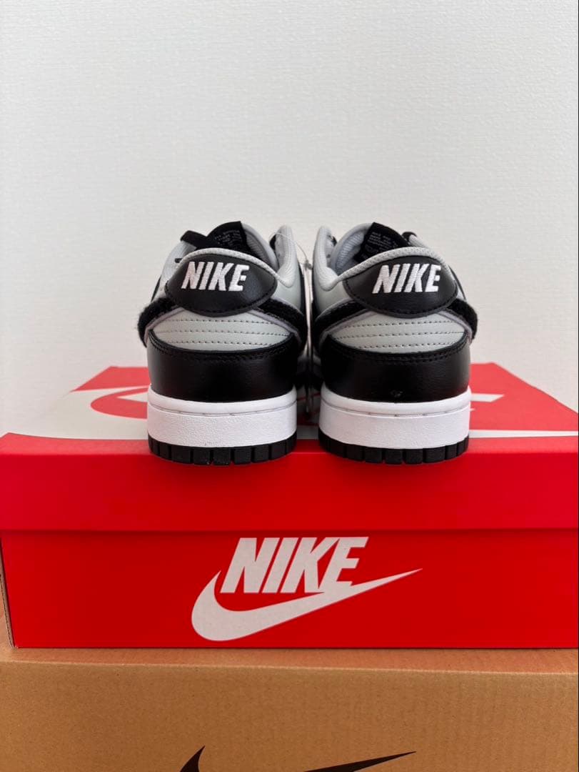 靴 Dunk Low R Chenille Swoosh \"Black Grey\"