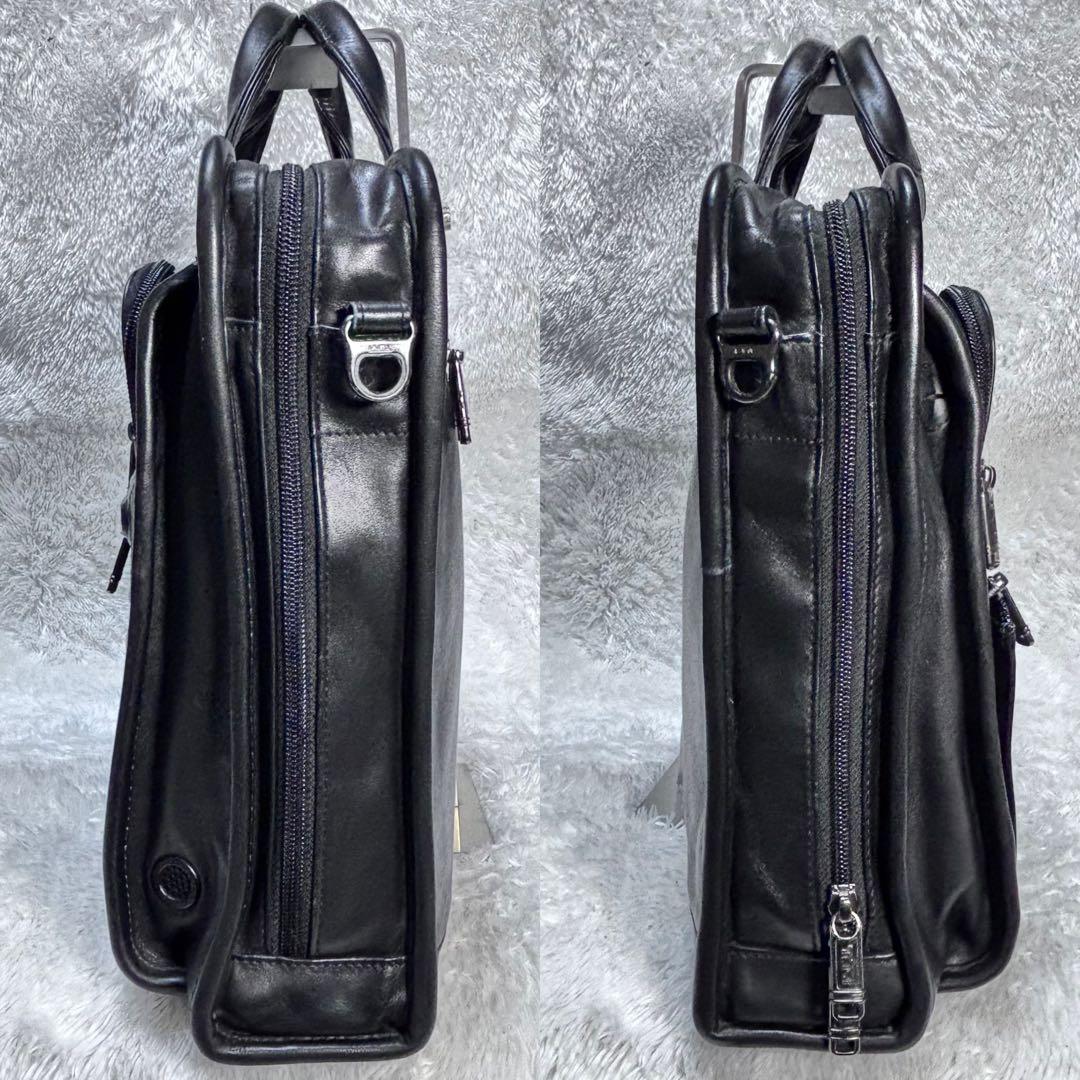 TUMI トゥミ 本革 高級 レザー 2WAY ビジネスバッグ 極美品