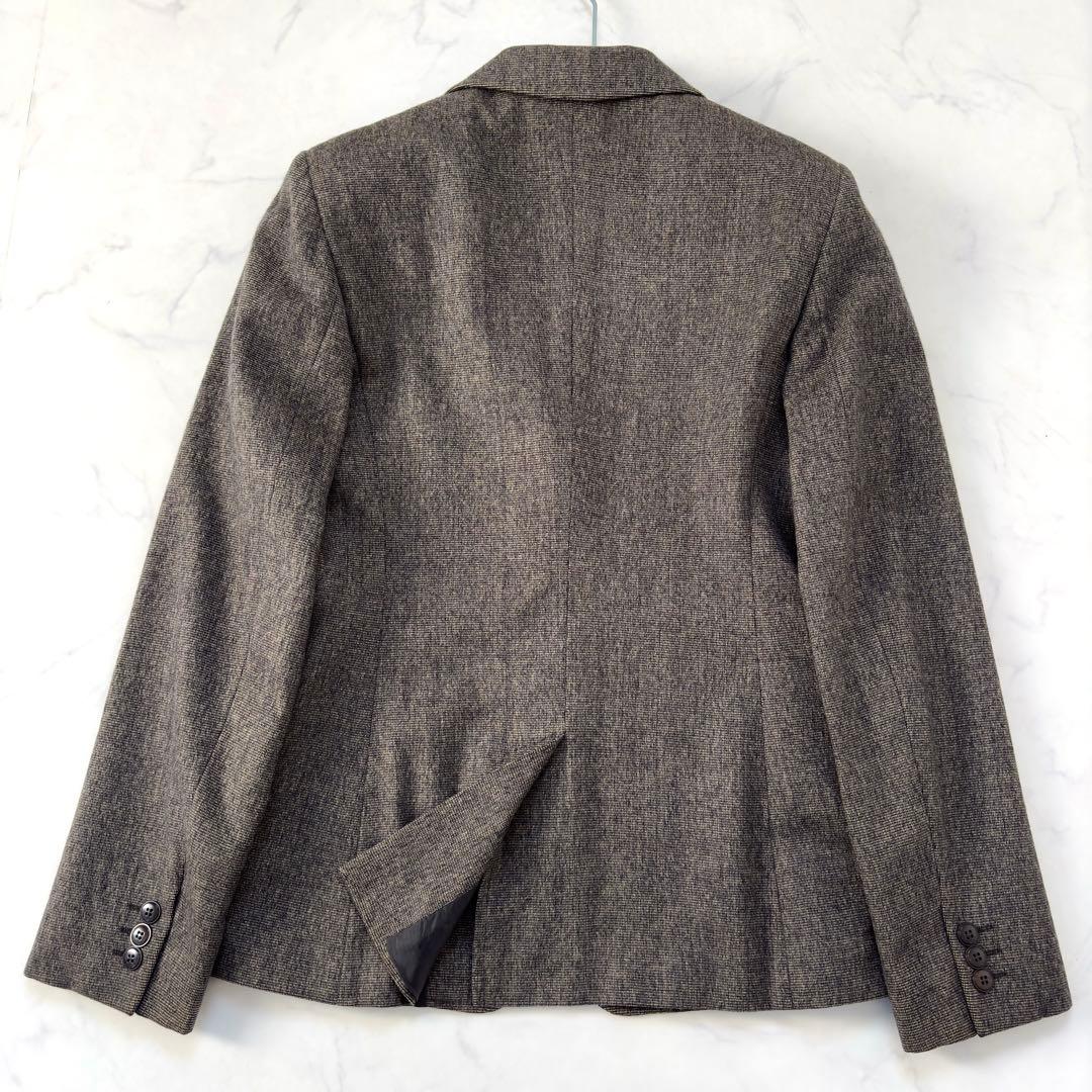 大きいサイズ✨マックスマーラ 【白タグ】パンツスーツ アンゴラ混 42/40