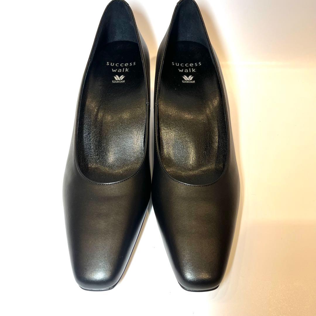 【超お得】Success Walk スクエアトゥ5cmヒール　パンプス