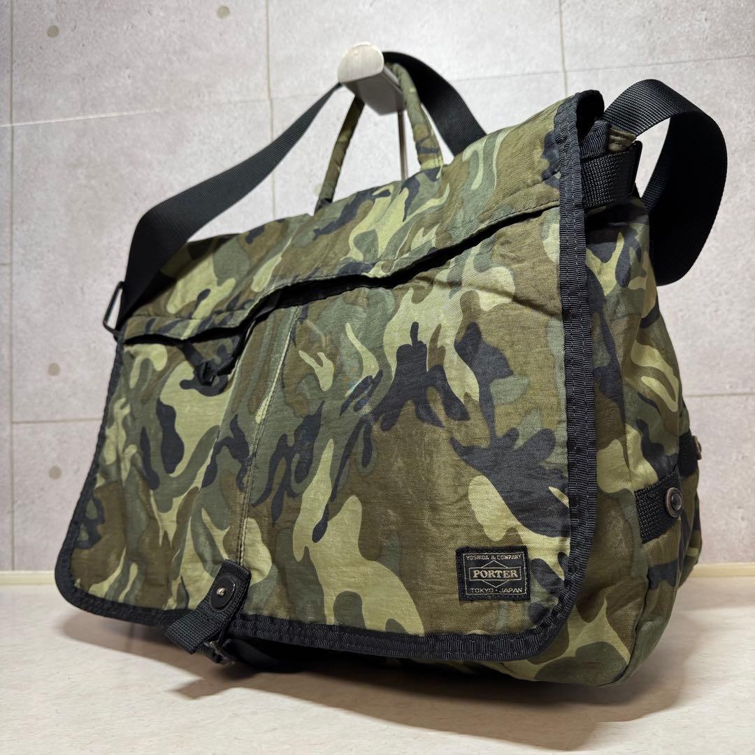 希少 ポーター CMPD コラボ メッセンジャーバッグ ヘルメットバッグ 迷彩